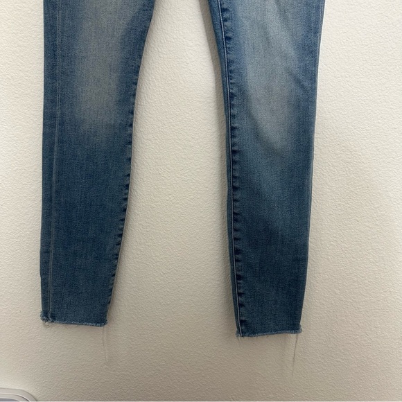 Mother high waisted looker ankle fray woman’s skinny jeans - Picture 4 of 10